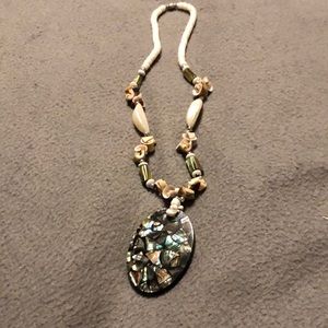 Abalone and Seashells Necklace